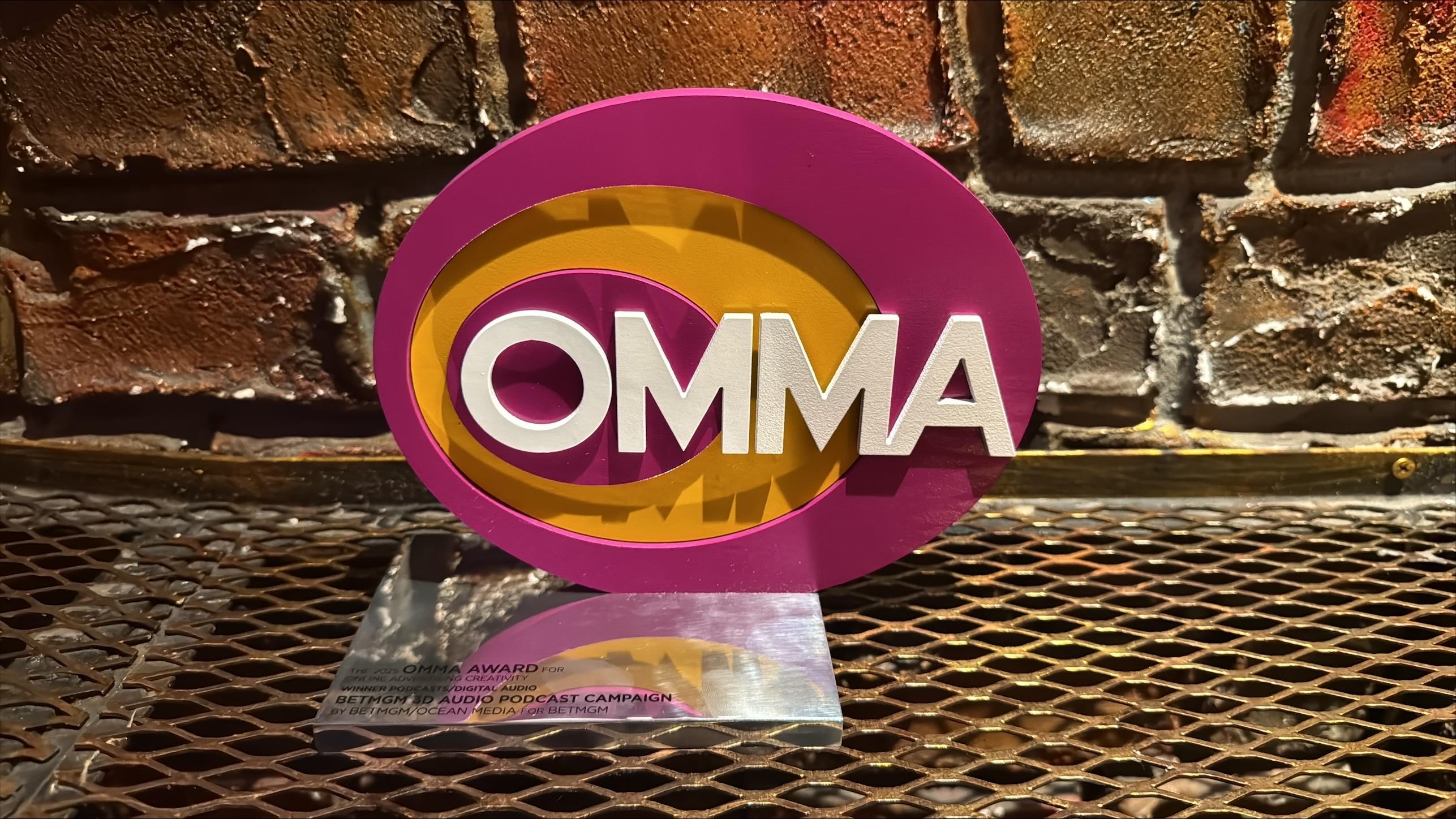 Ocean Media and BetMGM Win 2025 MediaPost OMMA Award For Best Podcast Campaign